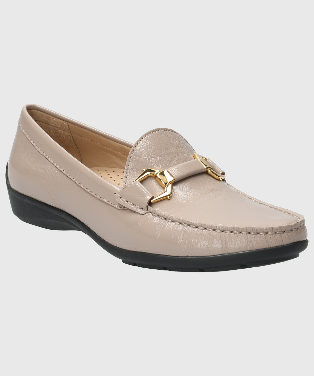 Mocasín Cuero Mujer Natalia Beige-Hush Puppies Chile