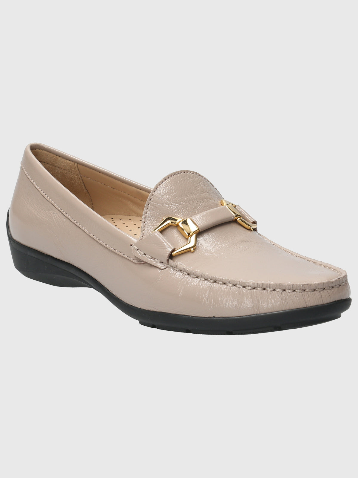Mocasín Cuero Mujer Natalia Beige-Hush Puppies Chile