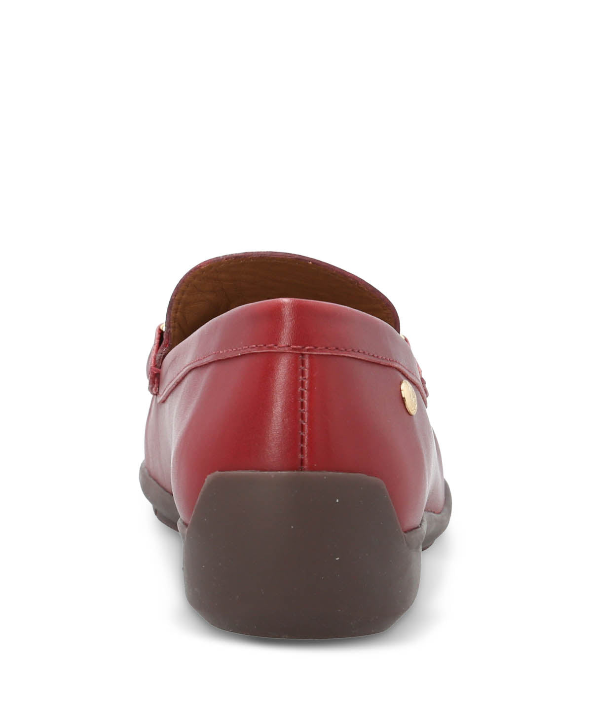 Mocasin Cuero Mujer Natalia Rojo Hush Puppies