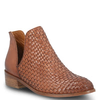 Botin Cuero Mujer Vitoria Café Claro