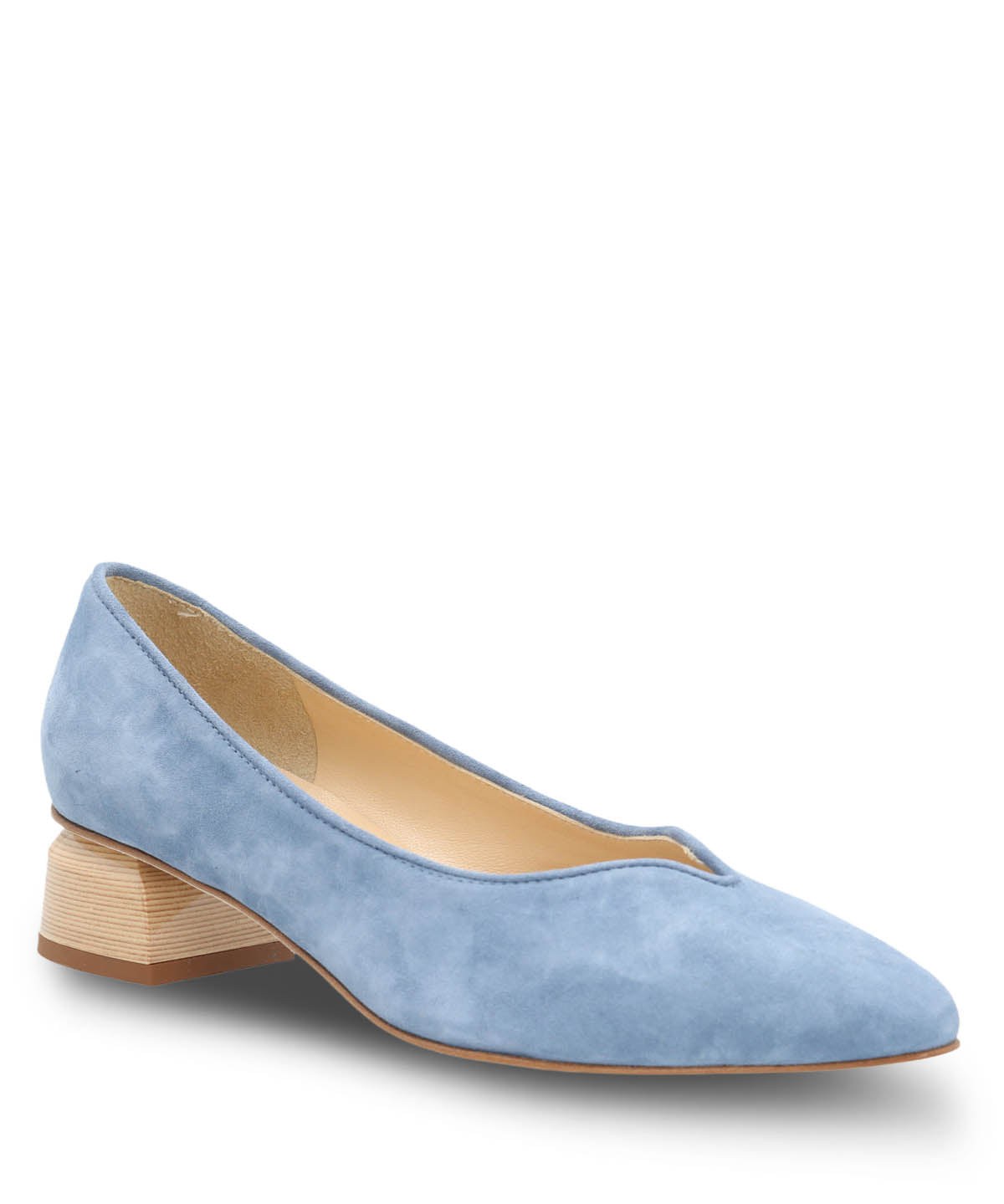 Zapato Brunate Cuero Mujer Corinna Celeste