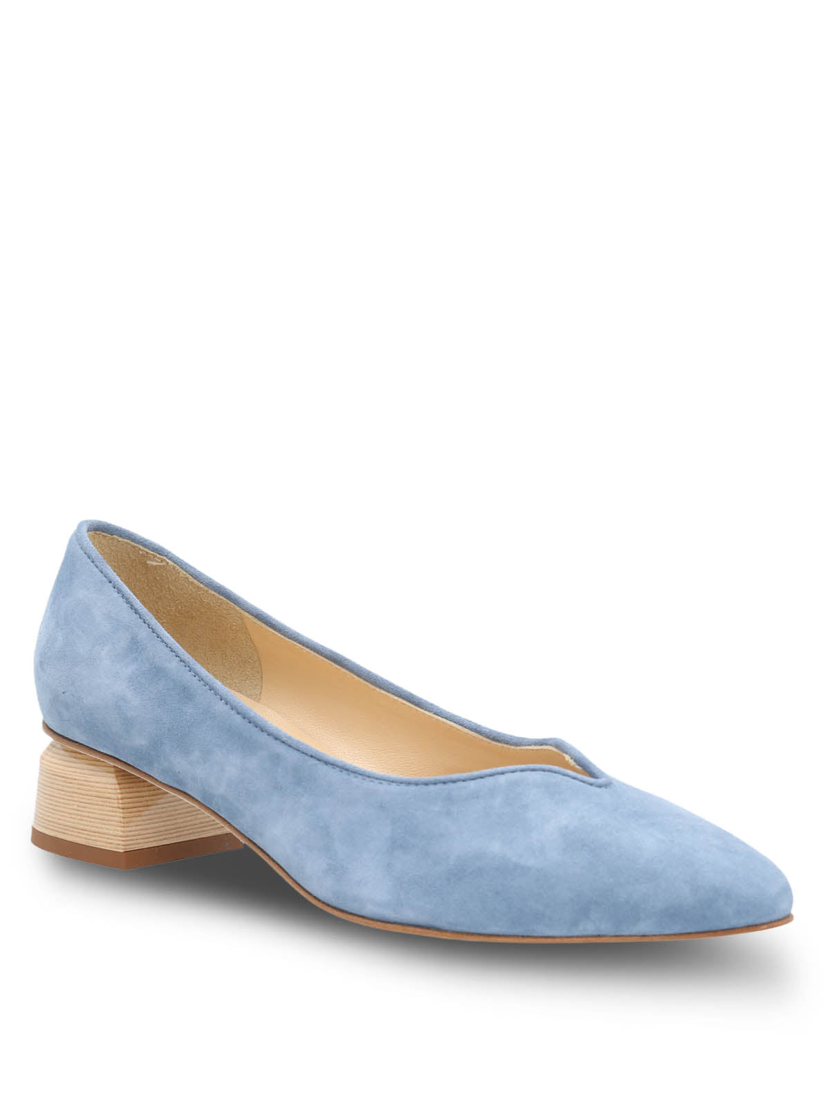 Zapato Brunate Cuero Mujer Corinna Celeste