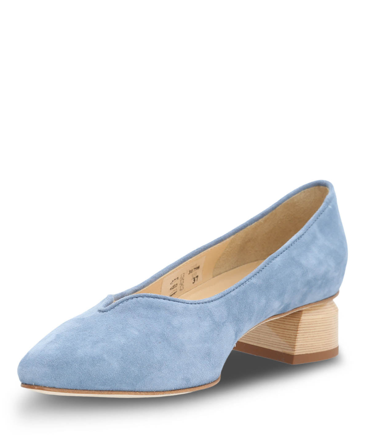 Zapato Brunate Cuero Mujer Corinna Celeste