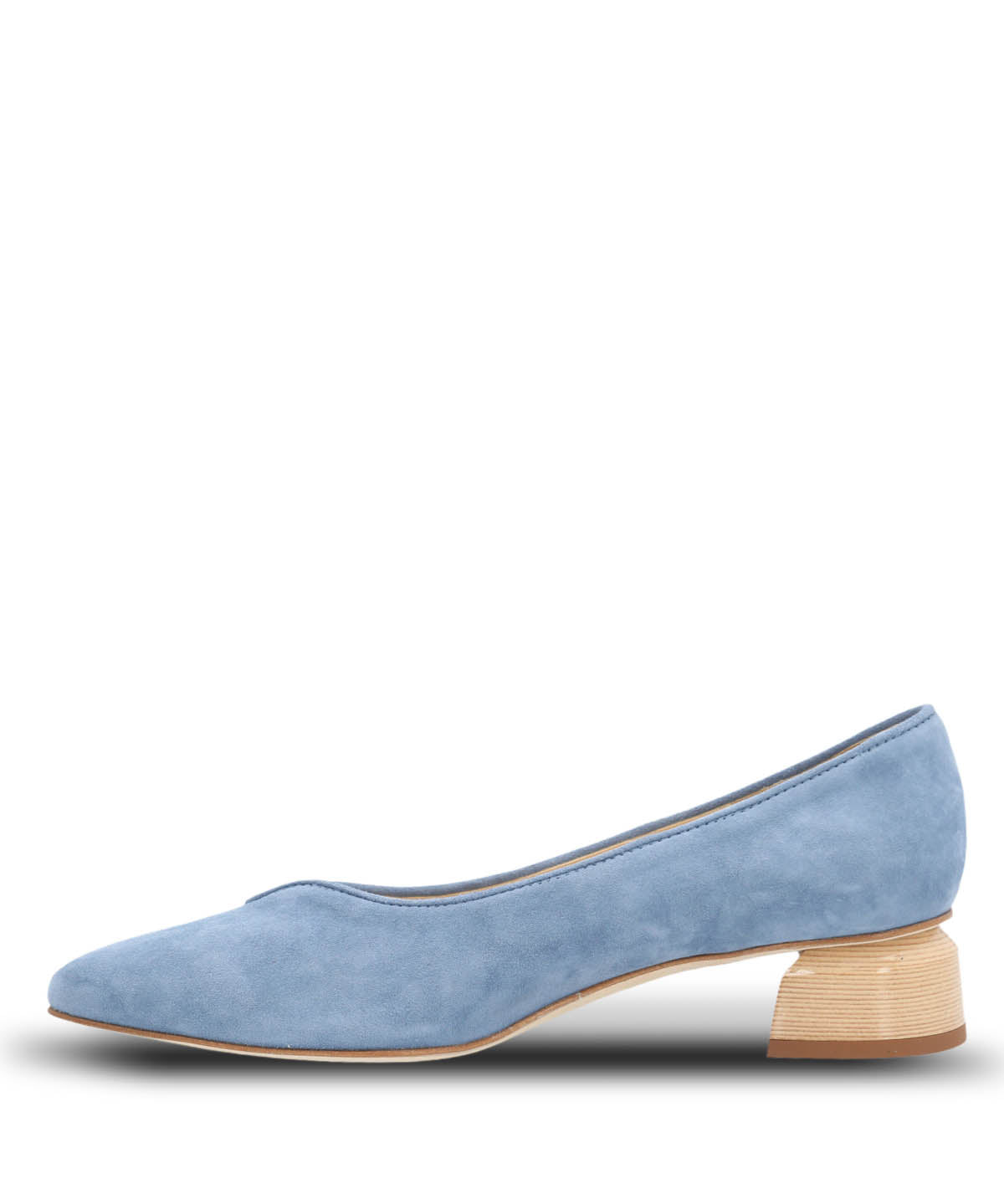 Zapato Brunate Cuero Mujer Corinna Celeste