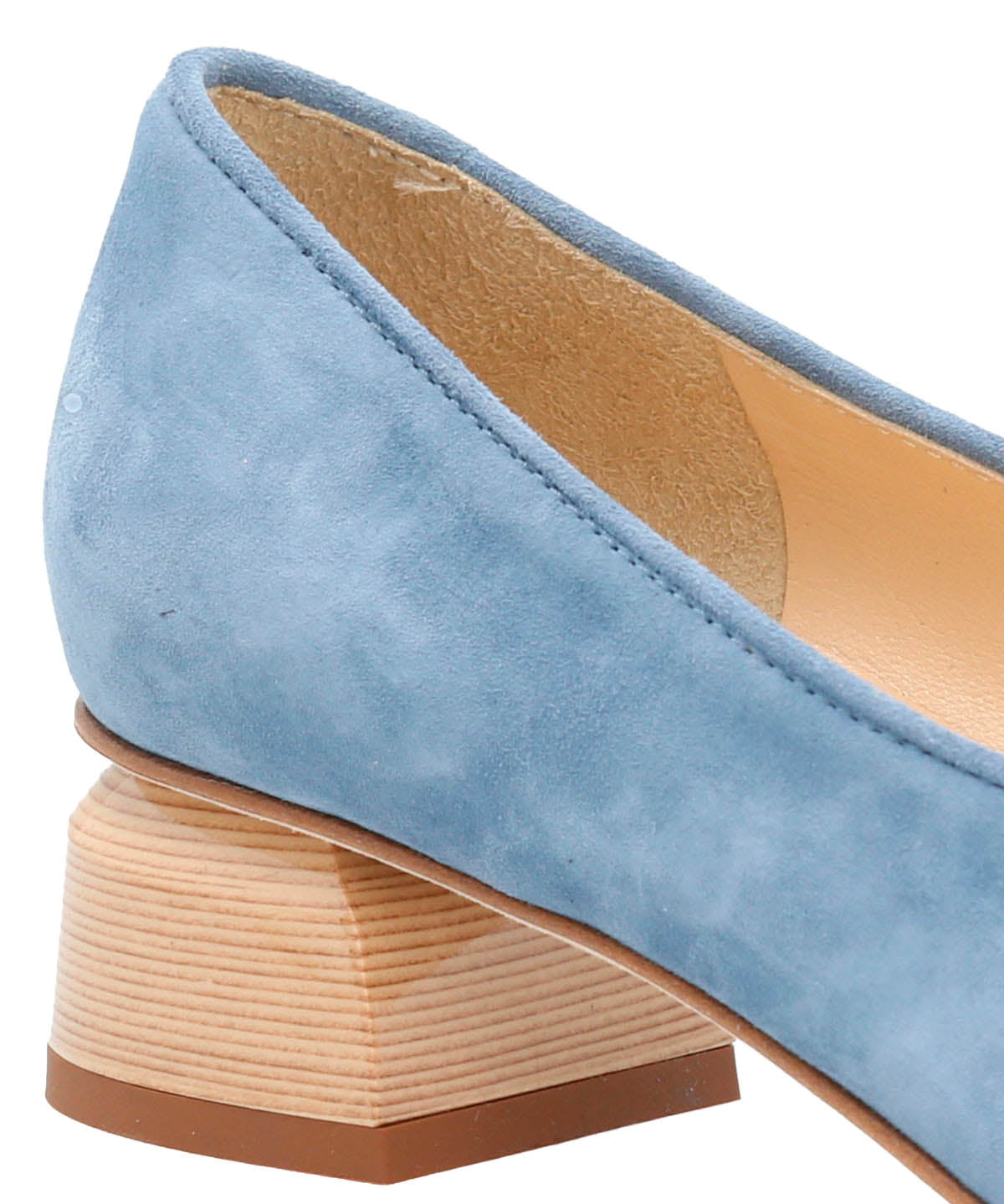 Zapato Brunate Cuero Mujer Corinna Celeste