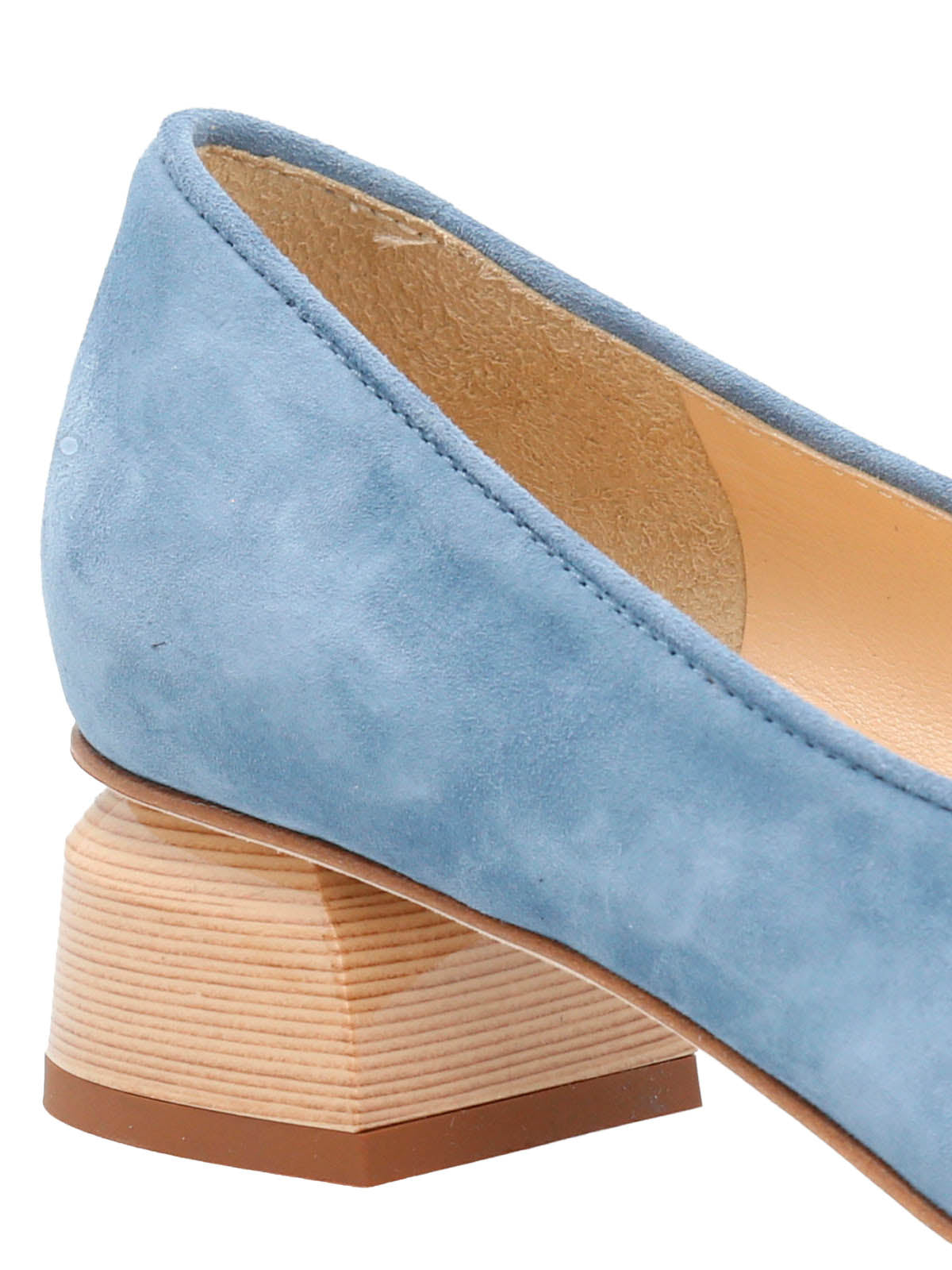 Zapato Brunate Cuero Mujer Corinna Celeste