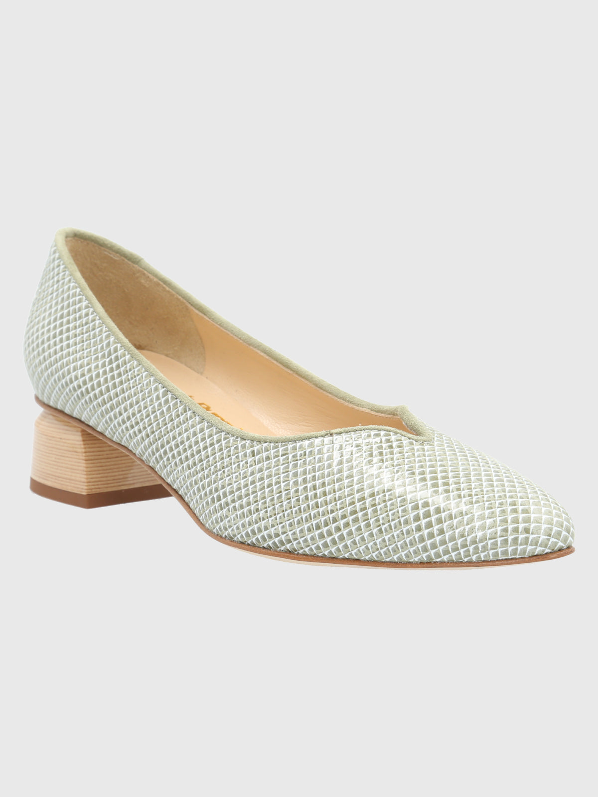 Zapato Brunate Cuero Corinna Verde Claro-Hush Puppies Chile