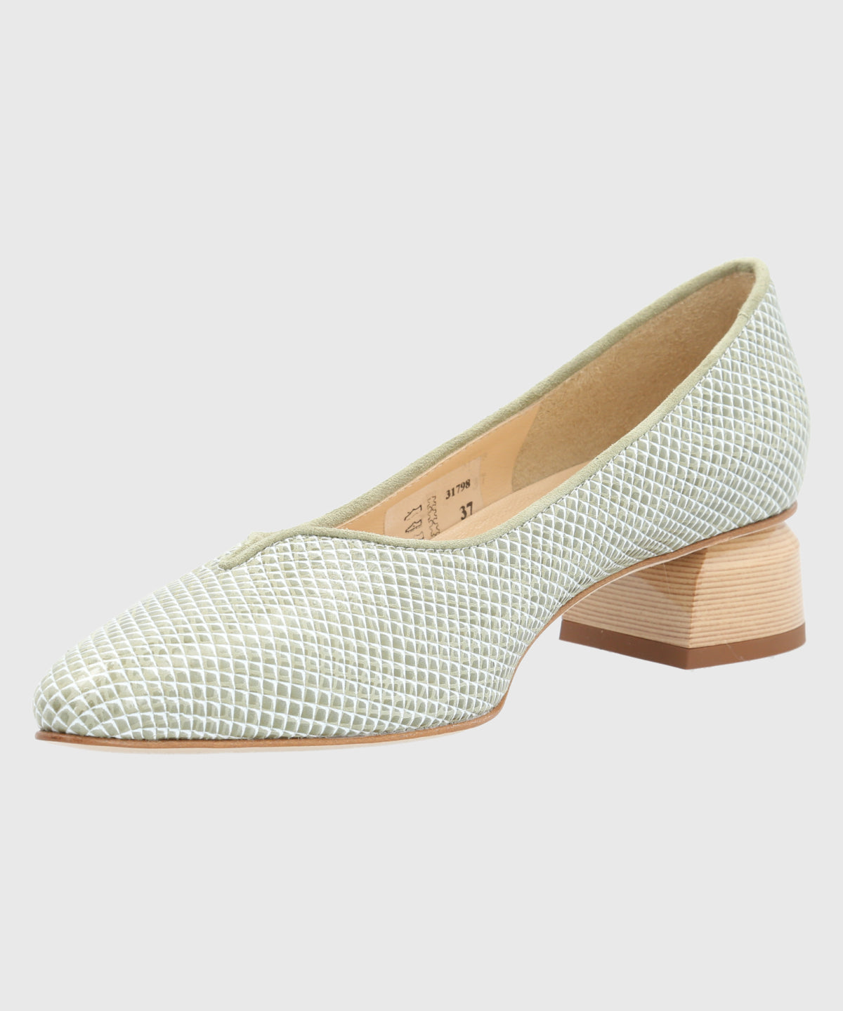 Zapato Brunate Cuero Corinna Verde Claro-Hush Puppies Chile