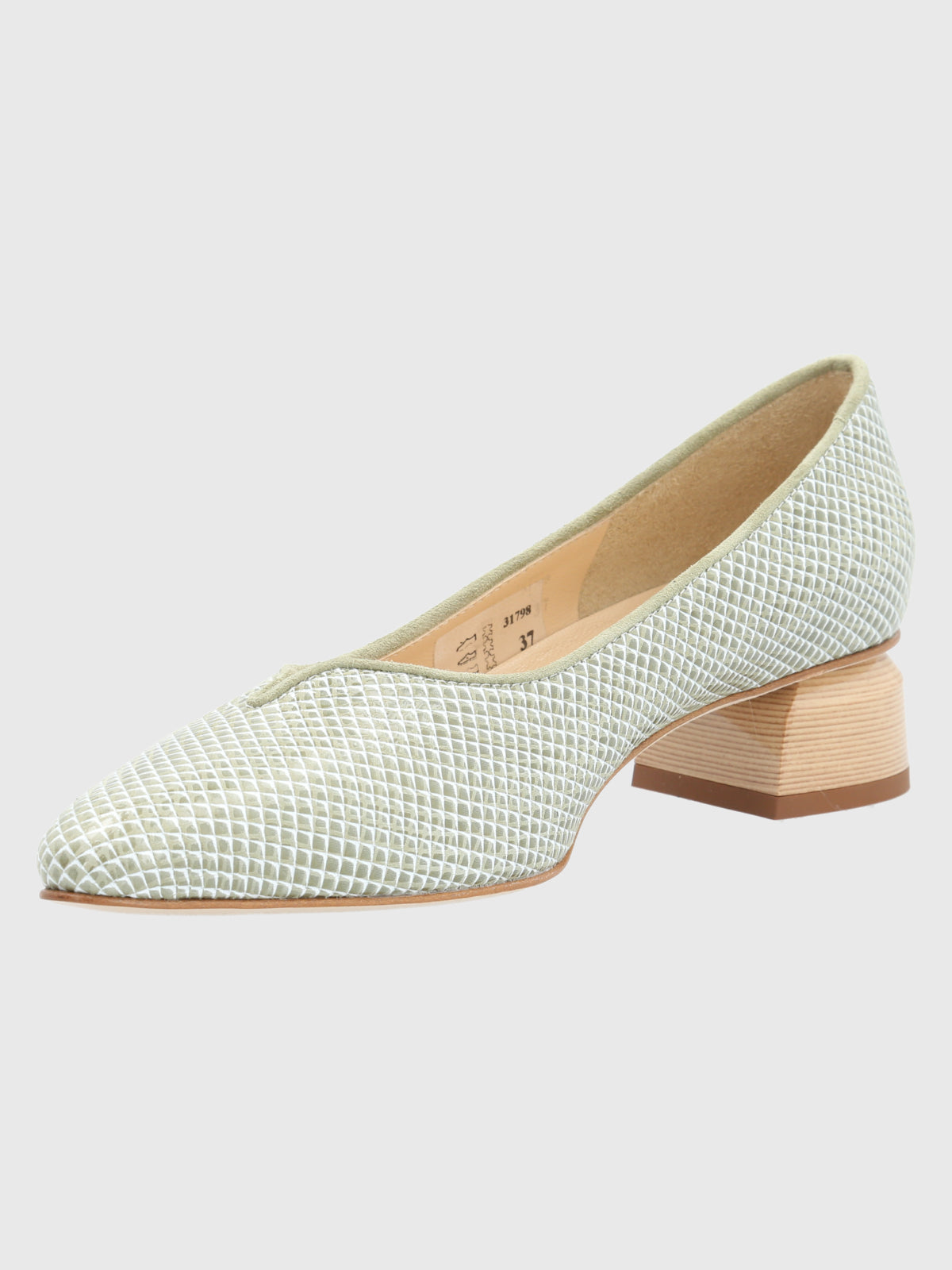 Zapato Brunate Cuero Corinna Verde Claro-Hush Puppies Chile