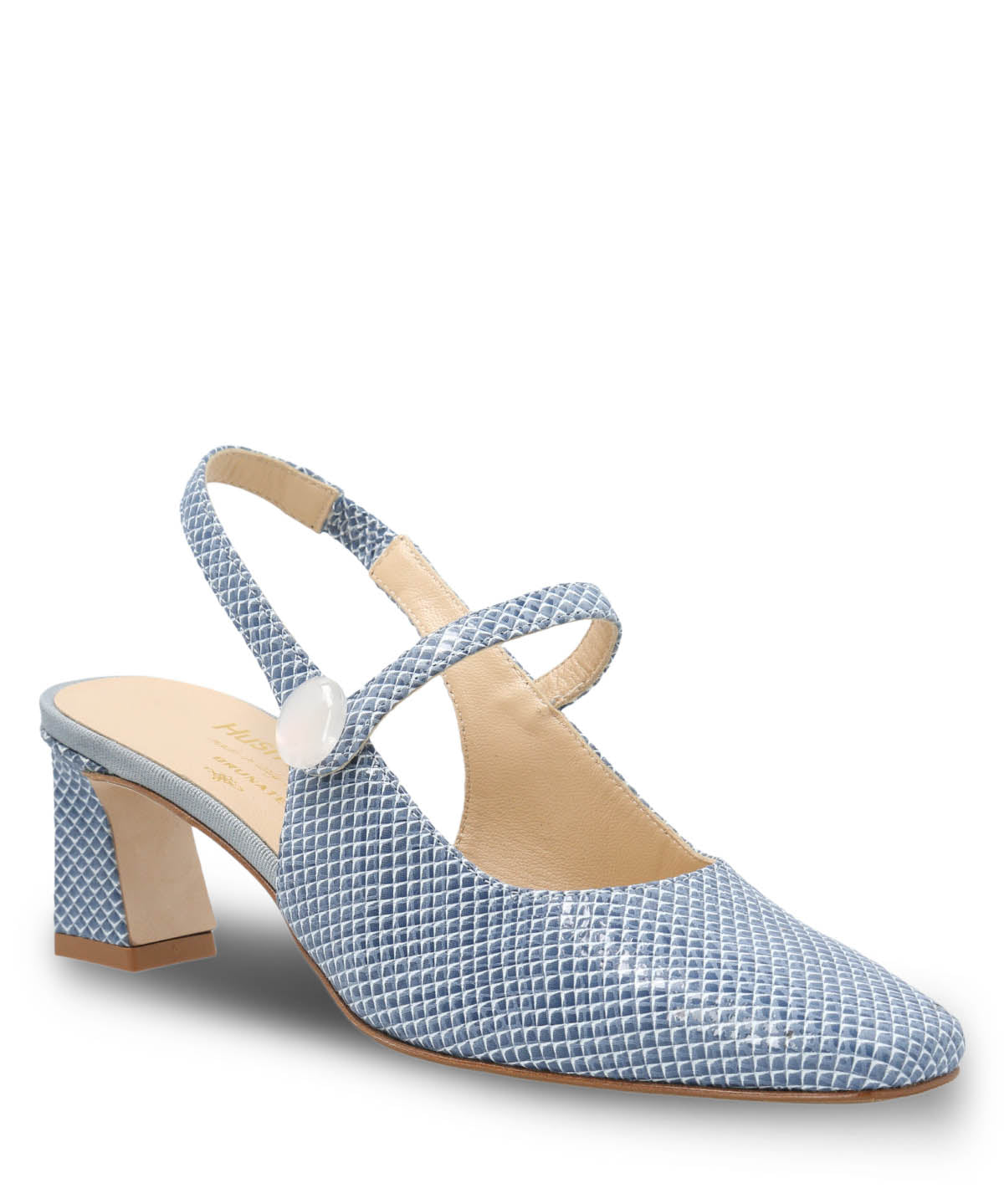 Zapato Brunate Cuero Mujer Alida Celeste