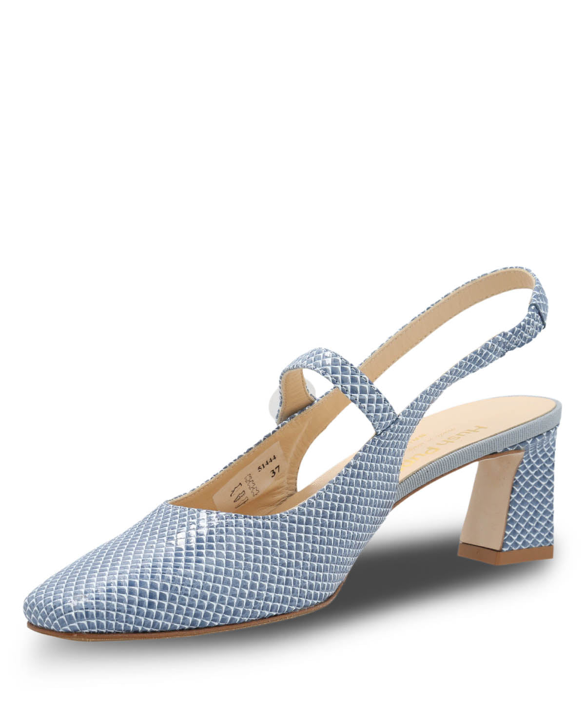Zapato Brunate Cuero Mujer Alida Celeste