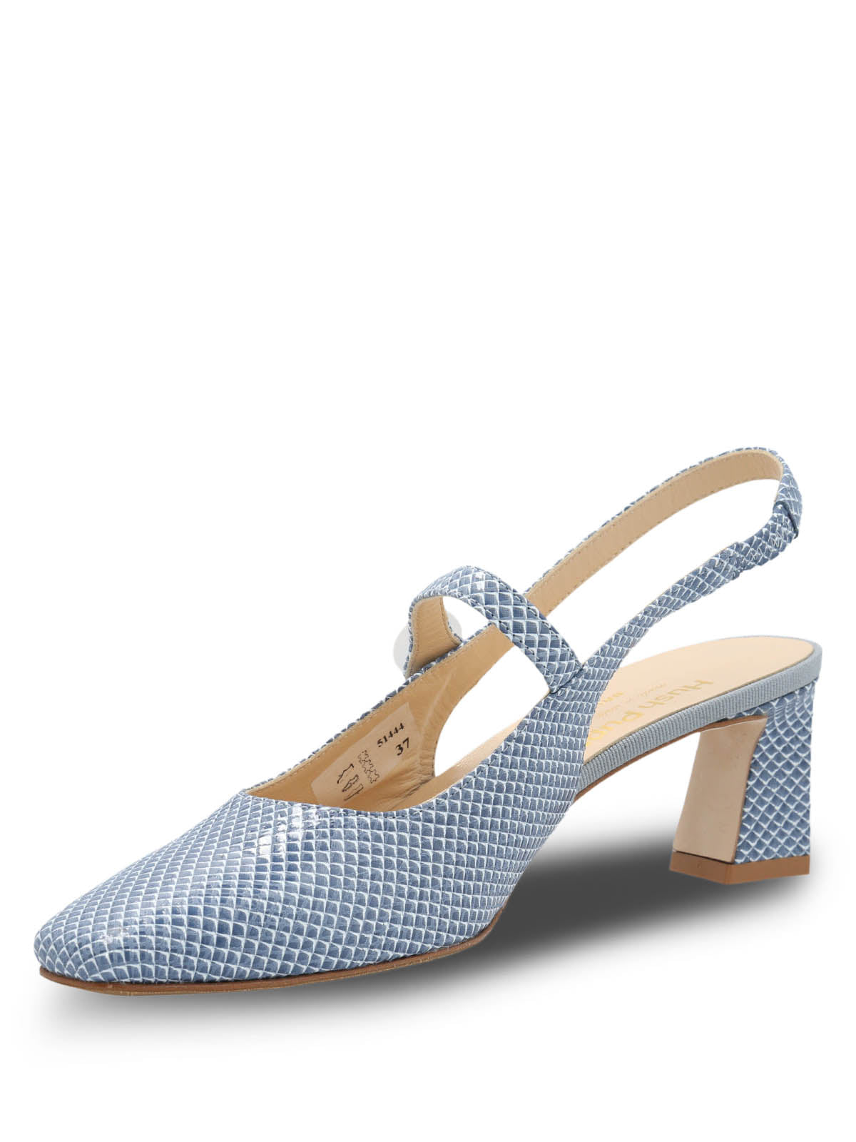 Zapato Brunate Cuero Mujer Alida Celeste