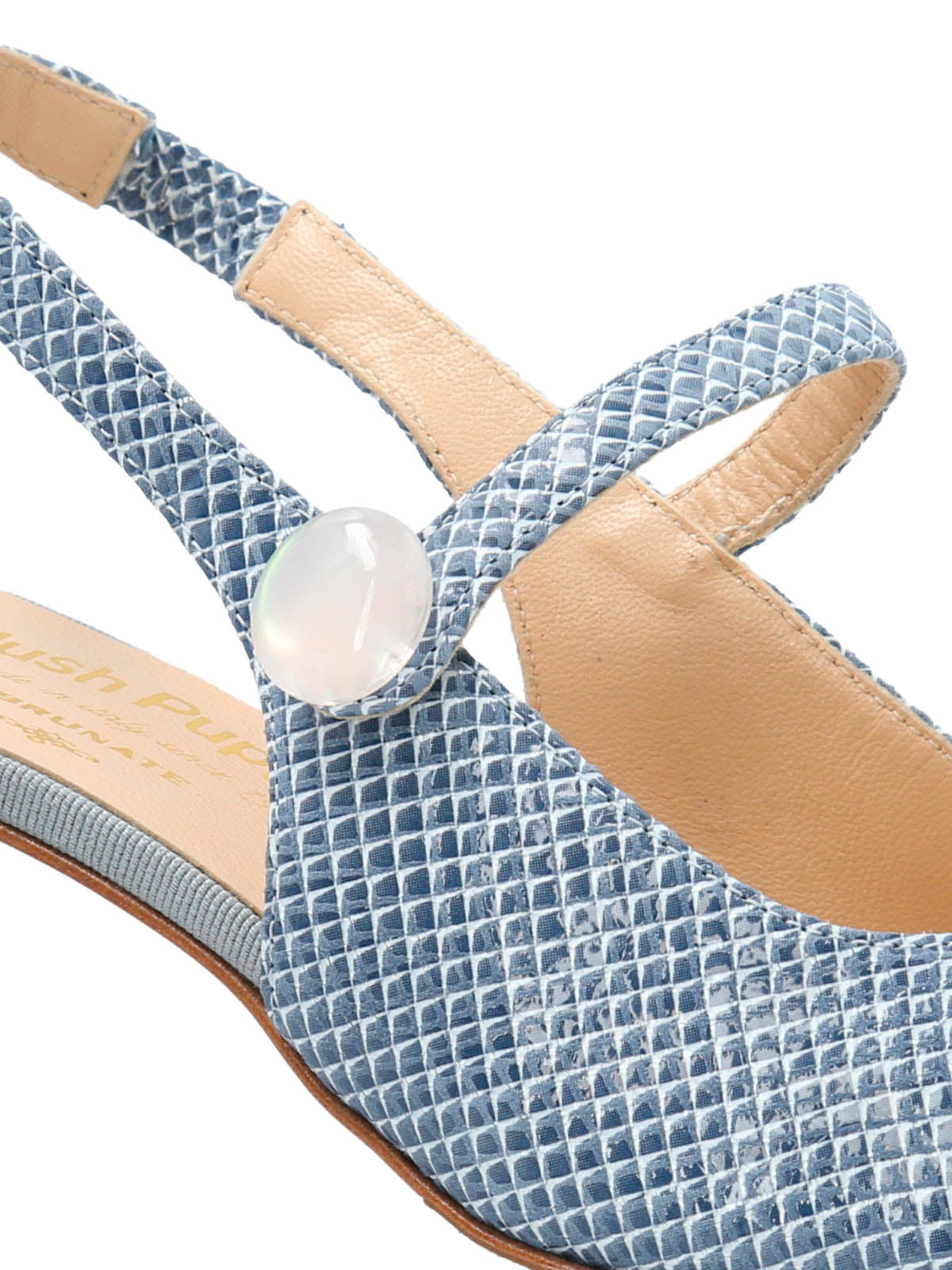 Zapato Brunate Cuero Mujer Alida Celeste