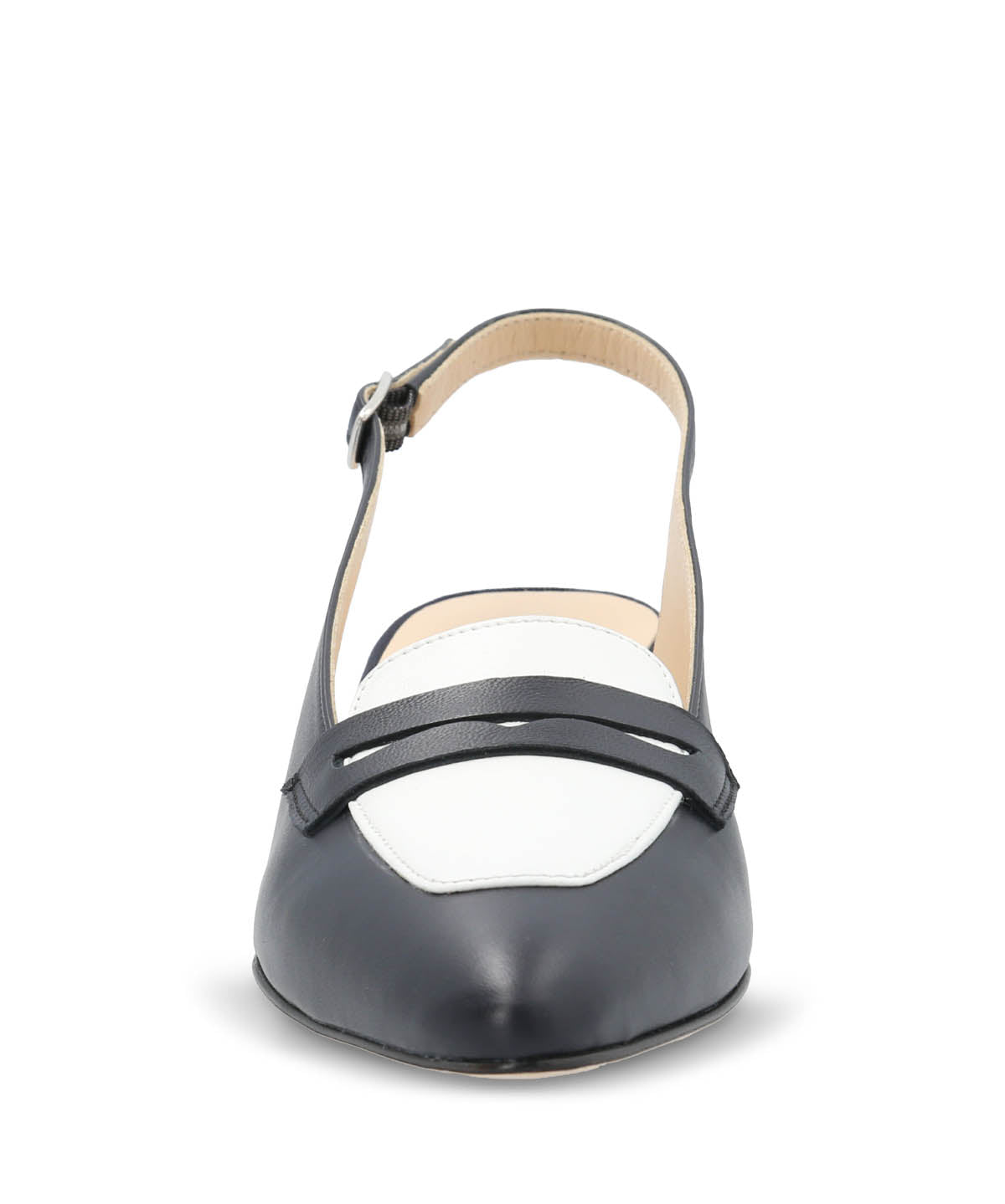 Zapato Brunate Cuero Mujer Giada Azul Oscuro