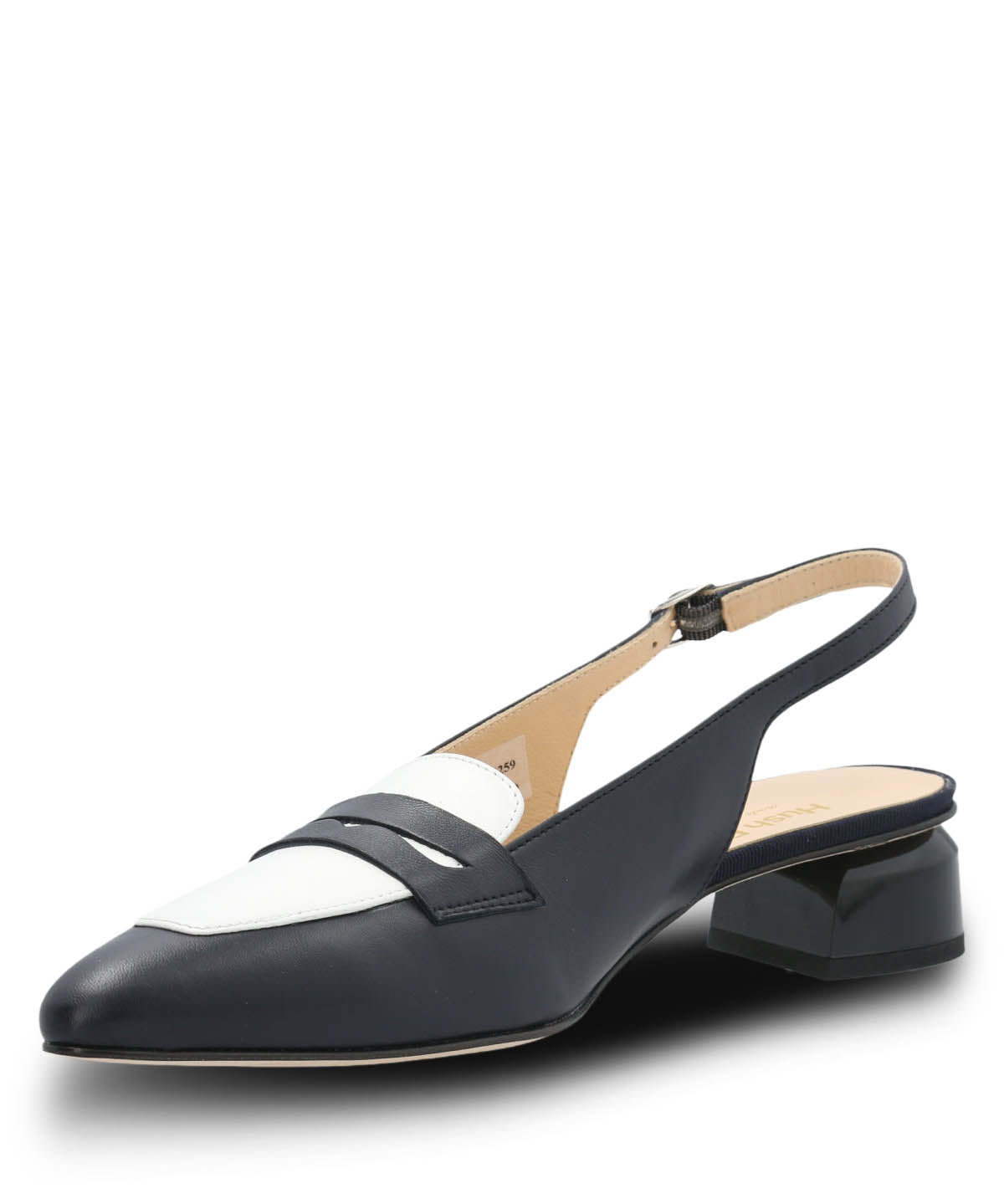 Zapato Brunate Cuero Mujer Giada Azul Oscuro