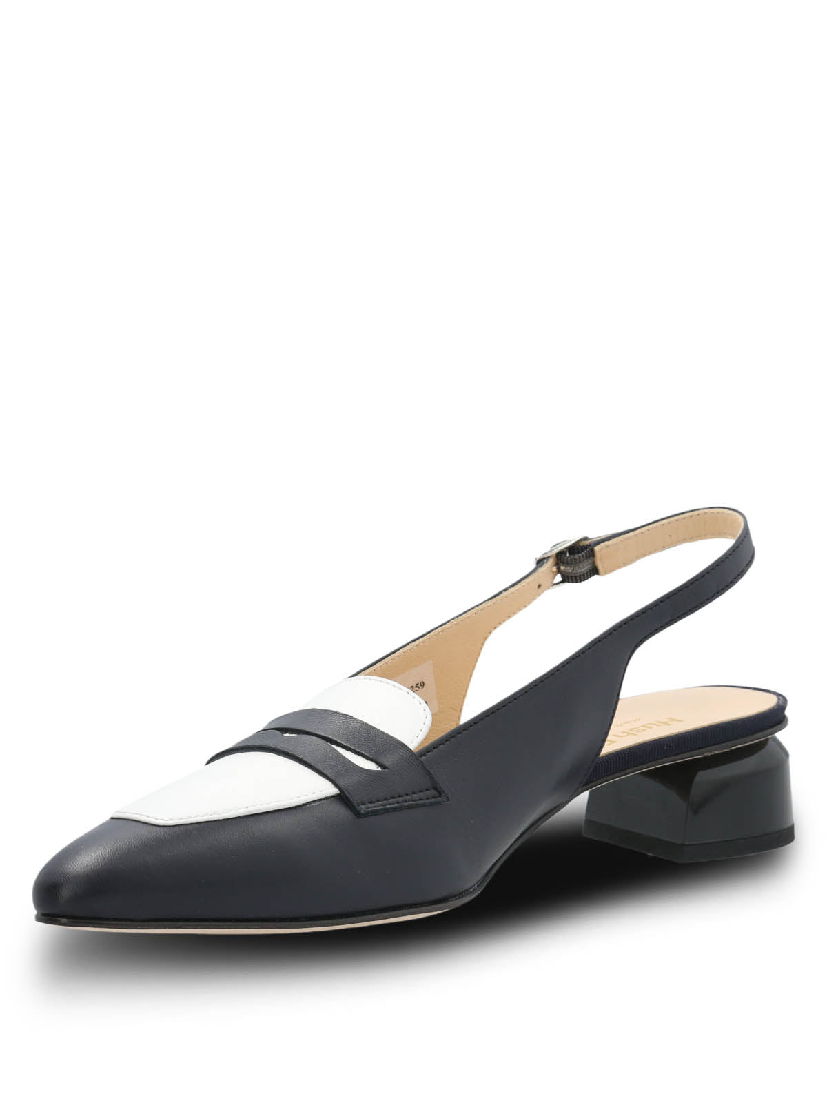 Zapato Brunate Cuero Mujer Giada Azul Oscuro