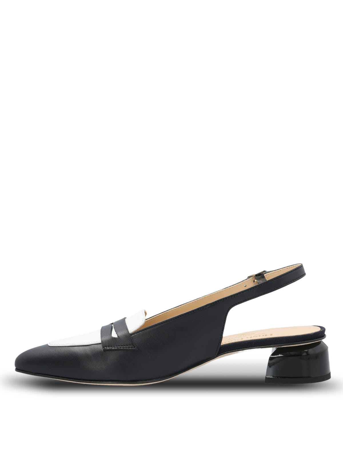 Zapato Brunate Cuero Mujer Giada Azul Oscuro