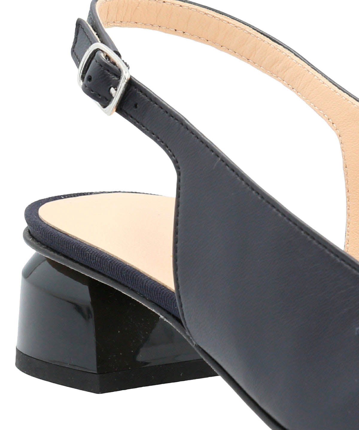Zapato Brunate Cuero Mujer Giada Azul Oscuro