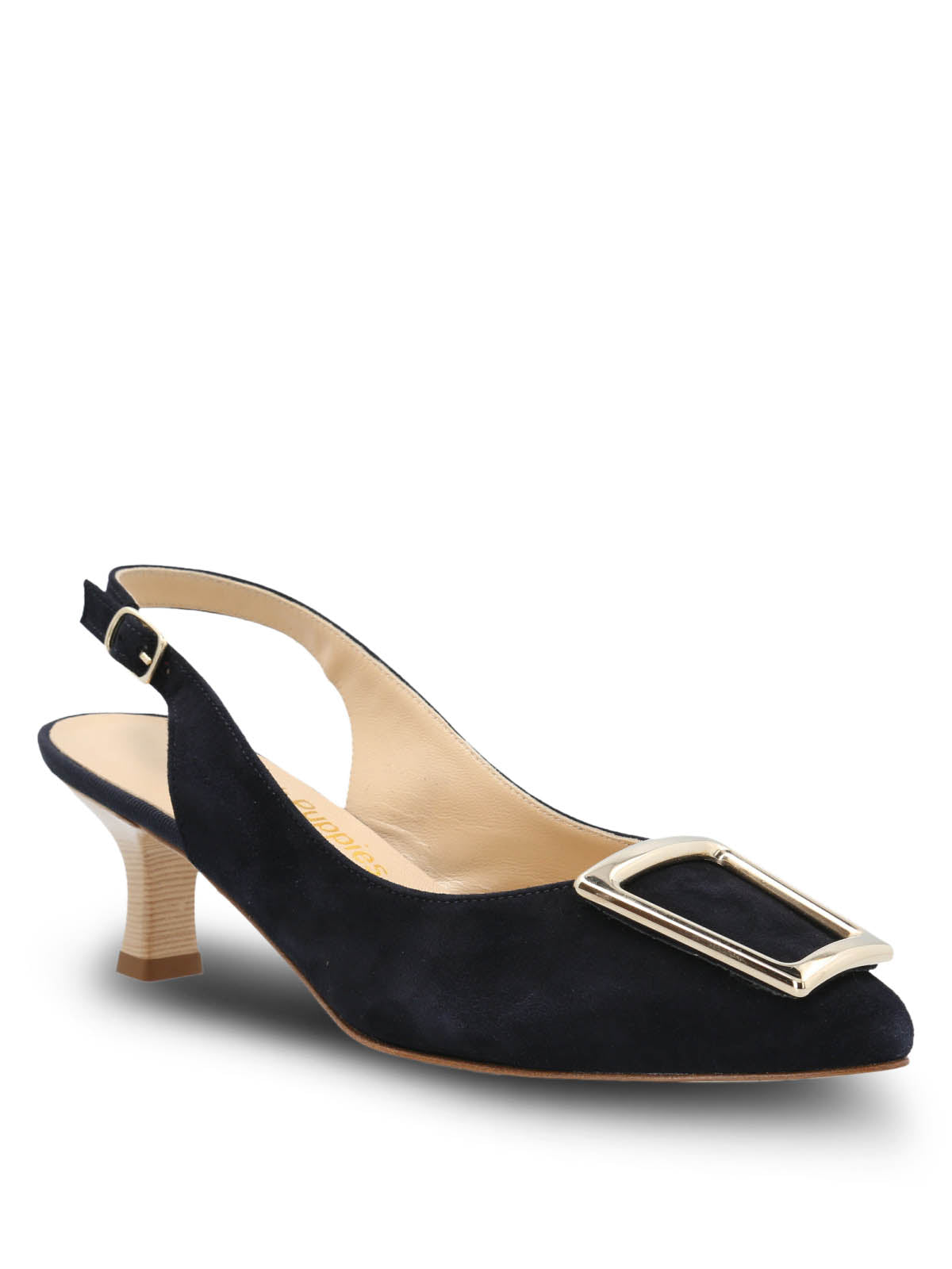 Zapato Brunate Cuero Mujer Rossella Azul Oscuro
