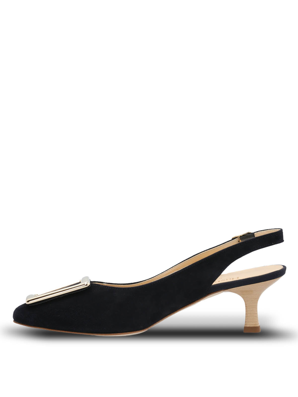 Zapato Brunate Cuero Mujer Rossella Azul Oscuro