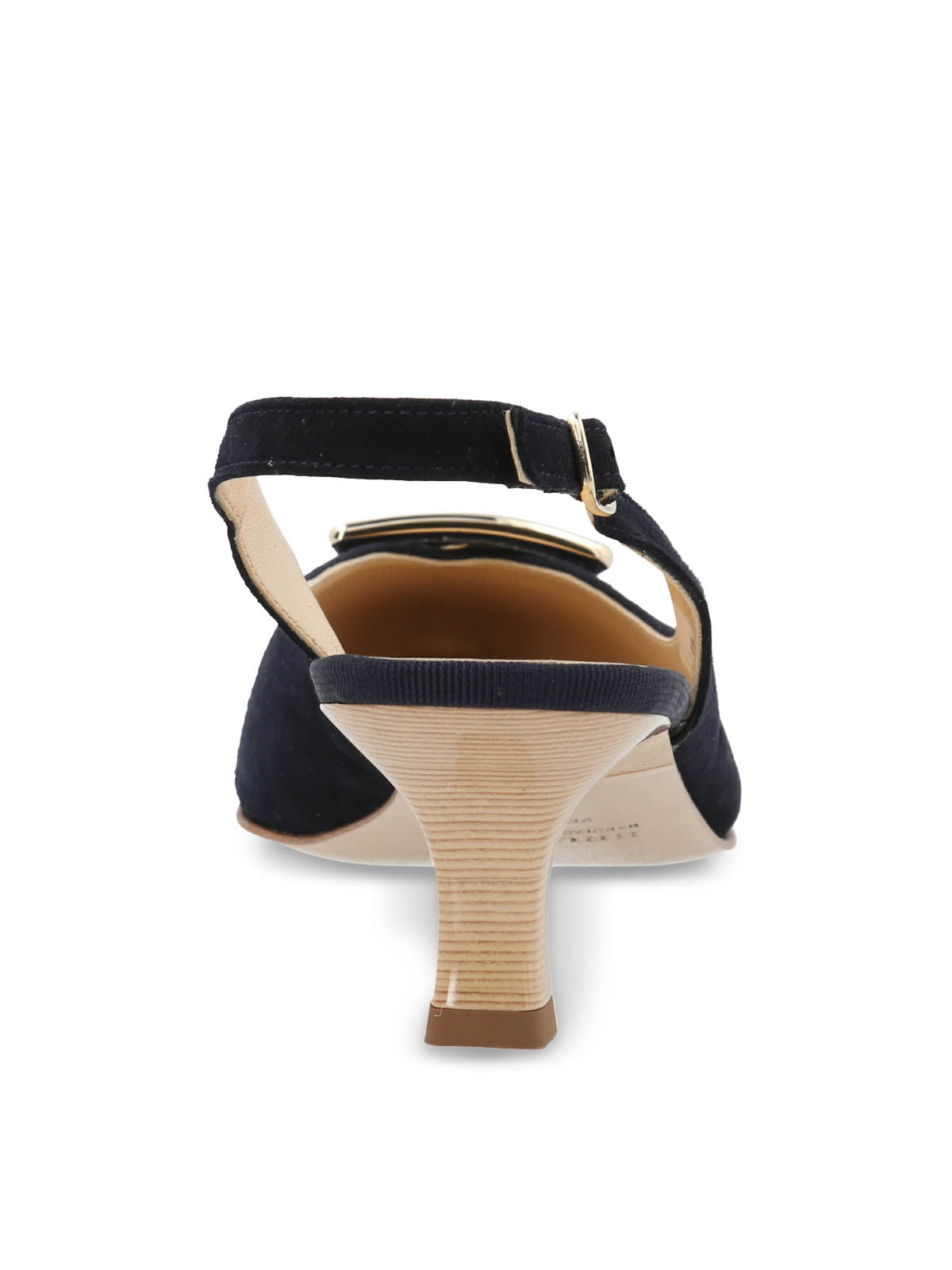 Zapato Brunate Cuero Mujer Rossella Azul Oscuro