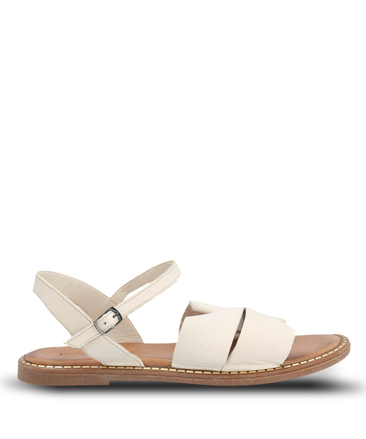 Sandalia Cuero Mujer Traona Blanco