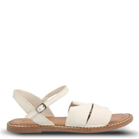 Sandalia Cuero Mujer Traona Blanco
