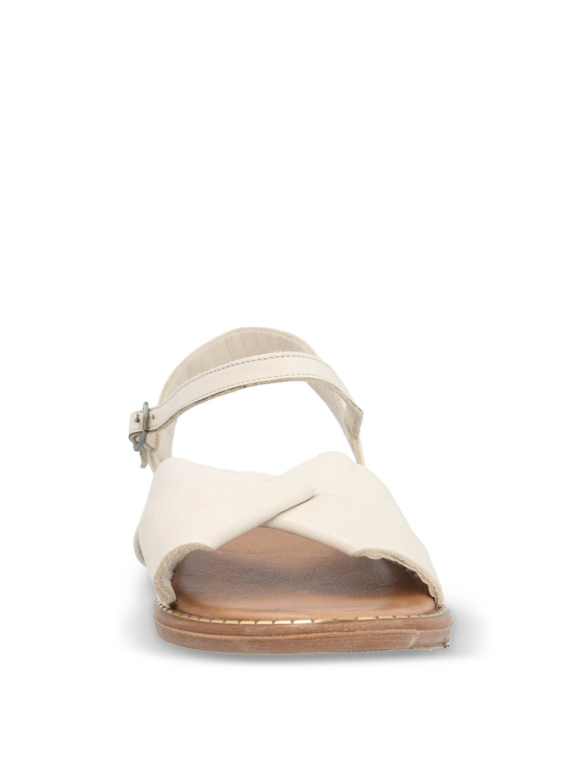 Sandalia Cuero Mujer Traona Blanco