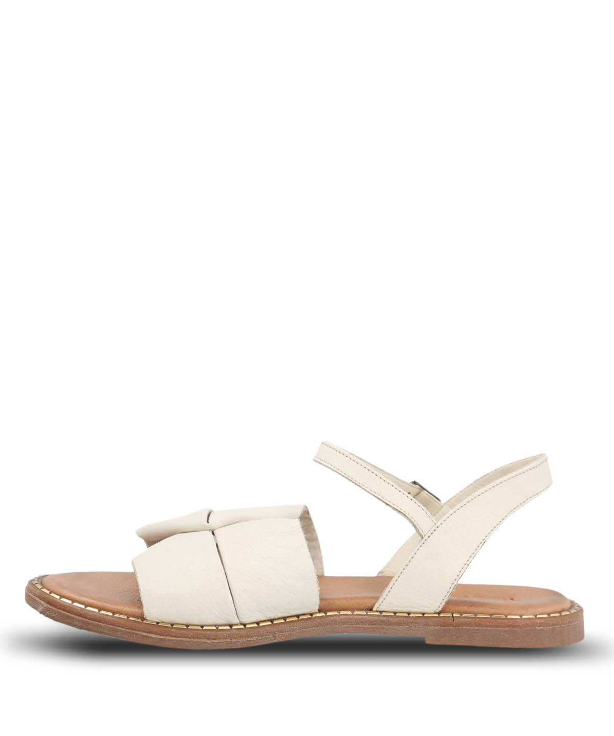 Sandalia Cuero Mujer Traona Blanco