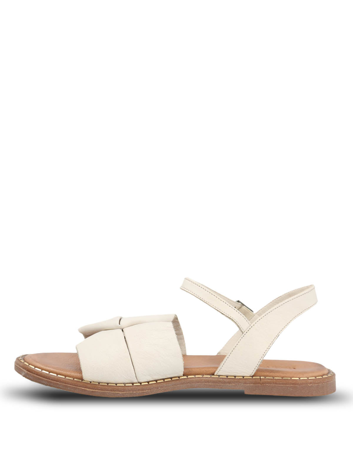 Sandalia Cuero Mujer Traona Blanco