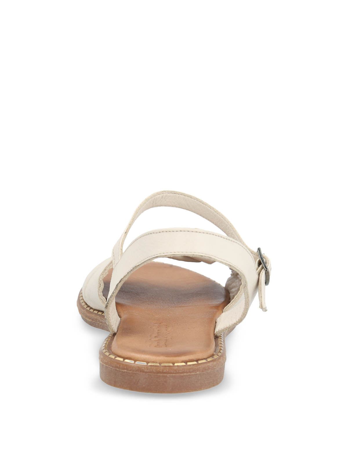 Sandalia Cuero Mujer Traona Blanco