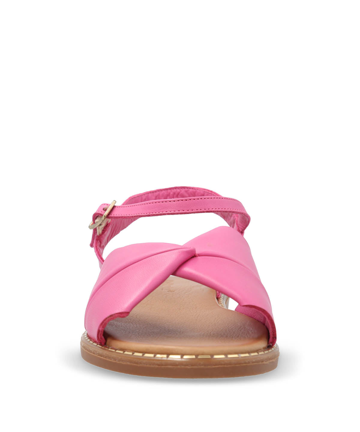 Sandalia Cuero Mujer Traona Fucsia