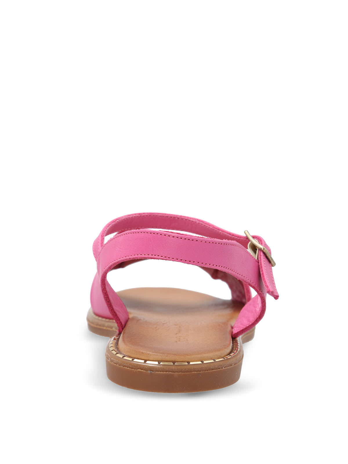 Sandalia Cuero Mujer Traona Fucsia