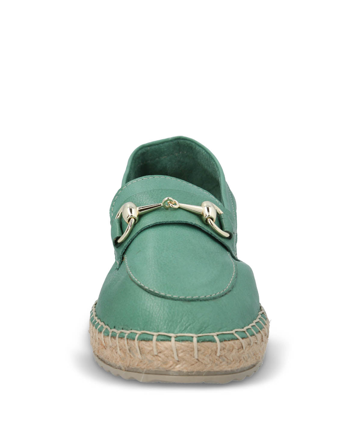 Alpargata Cuero Mujer Edola Verde