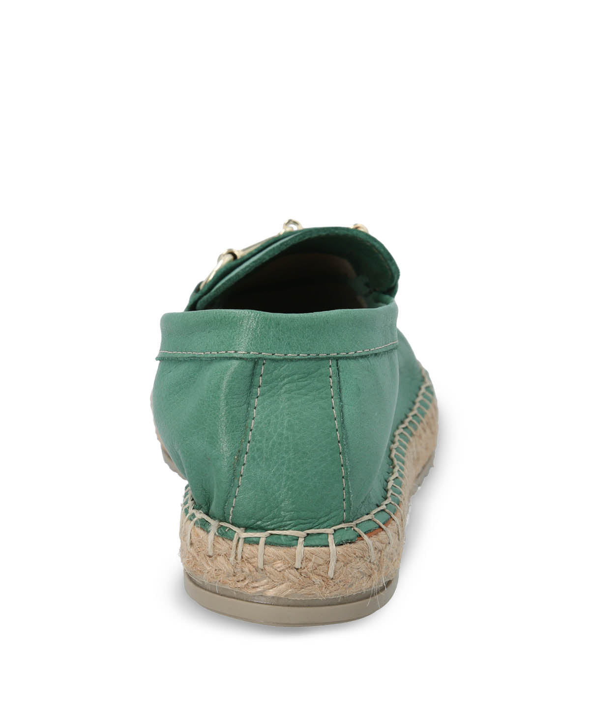 Alpargata Cuero Mujer Edola Verde