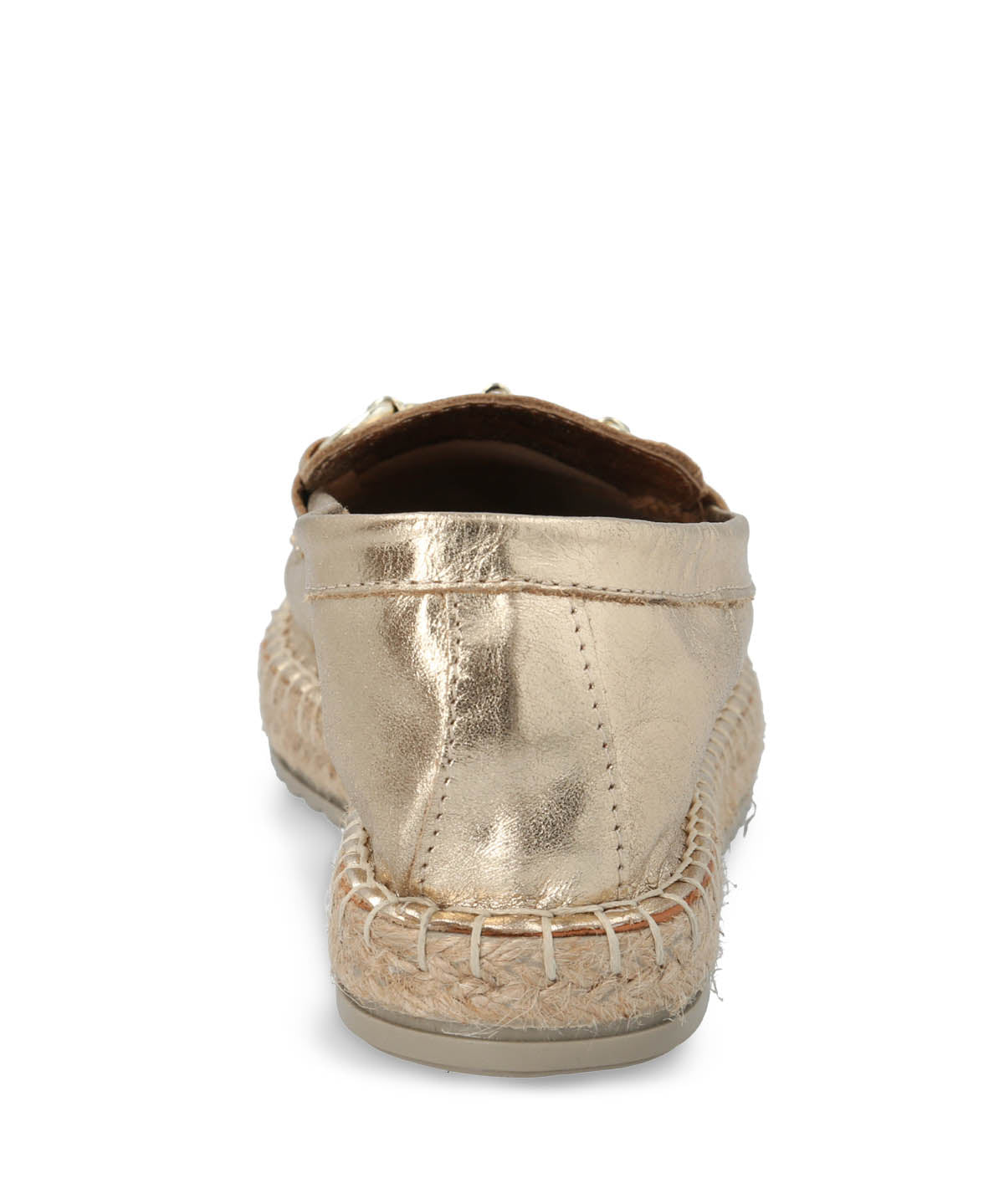 Alpargata Cuero Mujer Edola Dorado