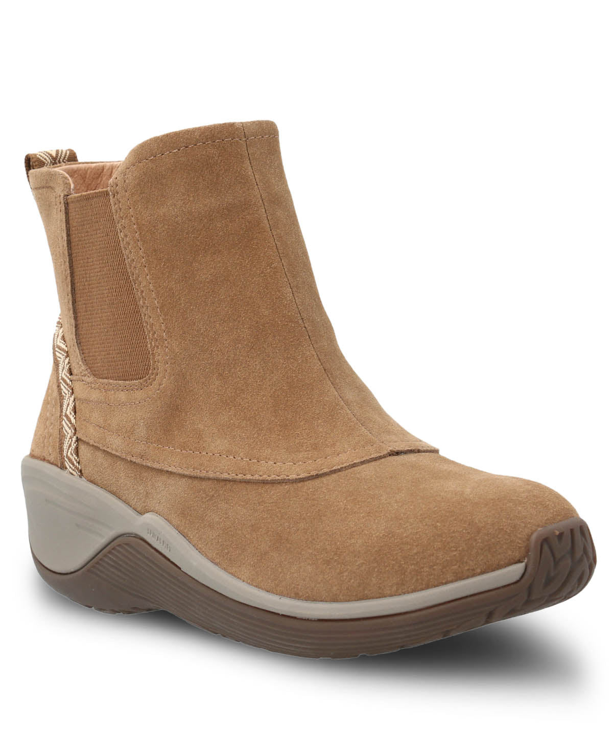 Botin Cuero Mujer Spinal Rug Chelsea Café Claro | Hush Puppies