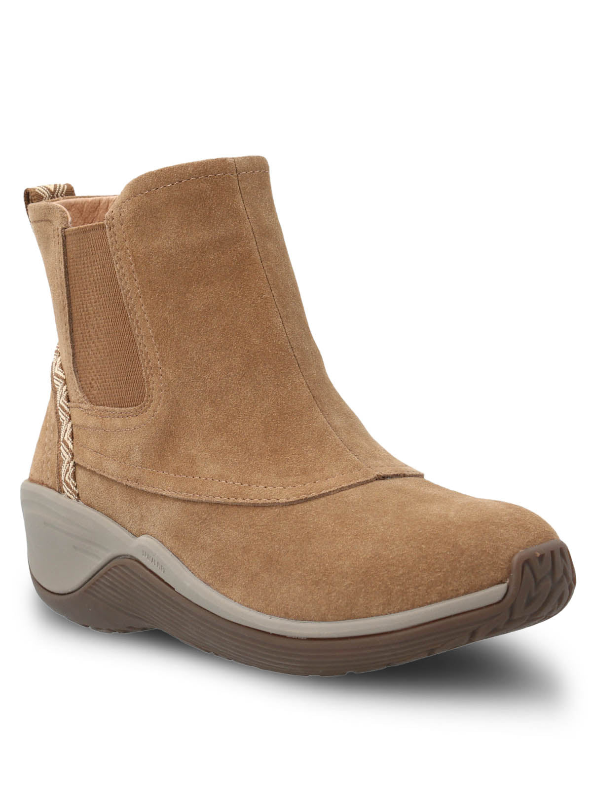Botin Cuero Mujer Spinal Rug Chelsea Café Claro | Hush Puppies