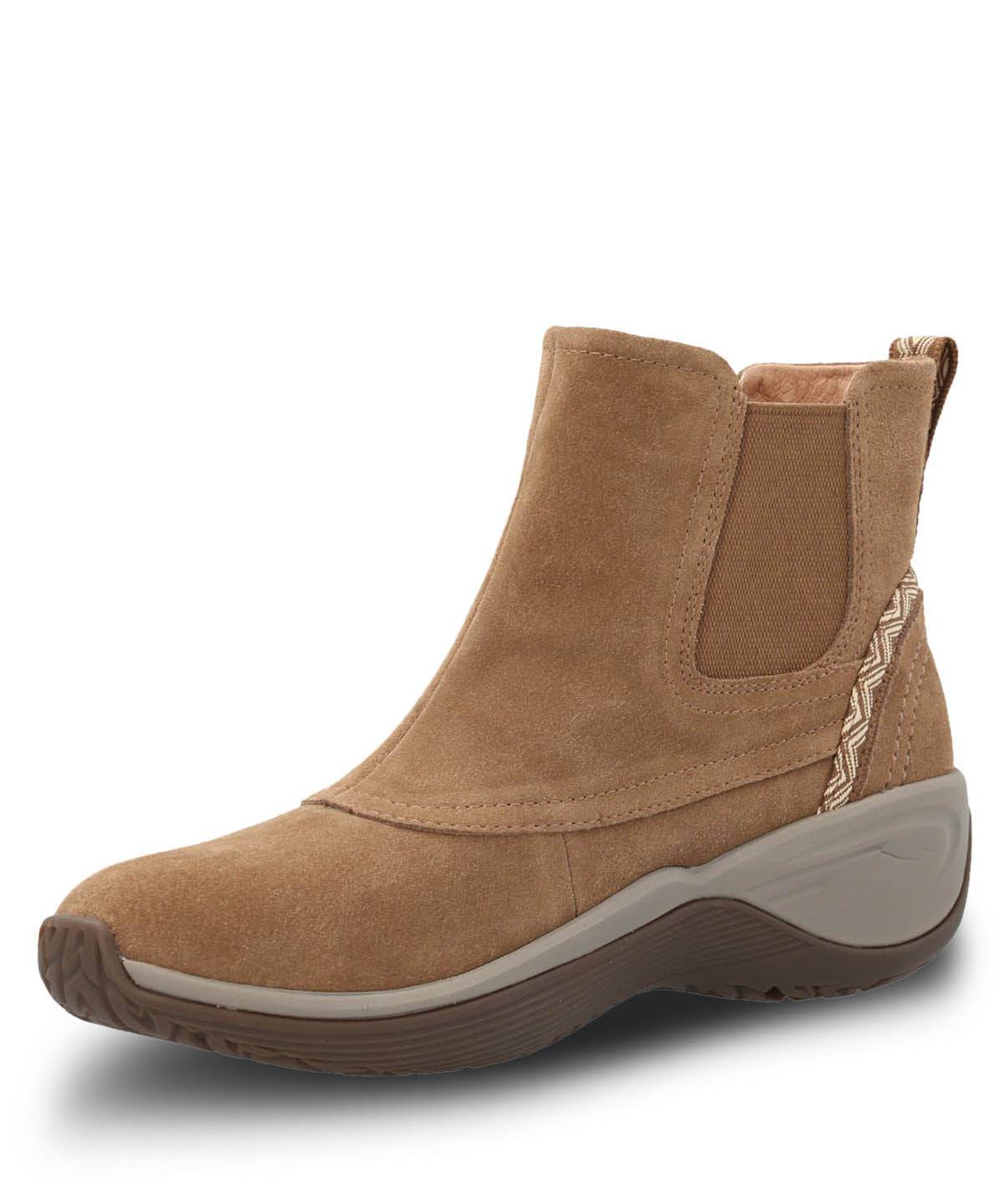 Botin Cuero Mujer Spinal Rug Chelsea Café Claro | Hush Puppies