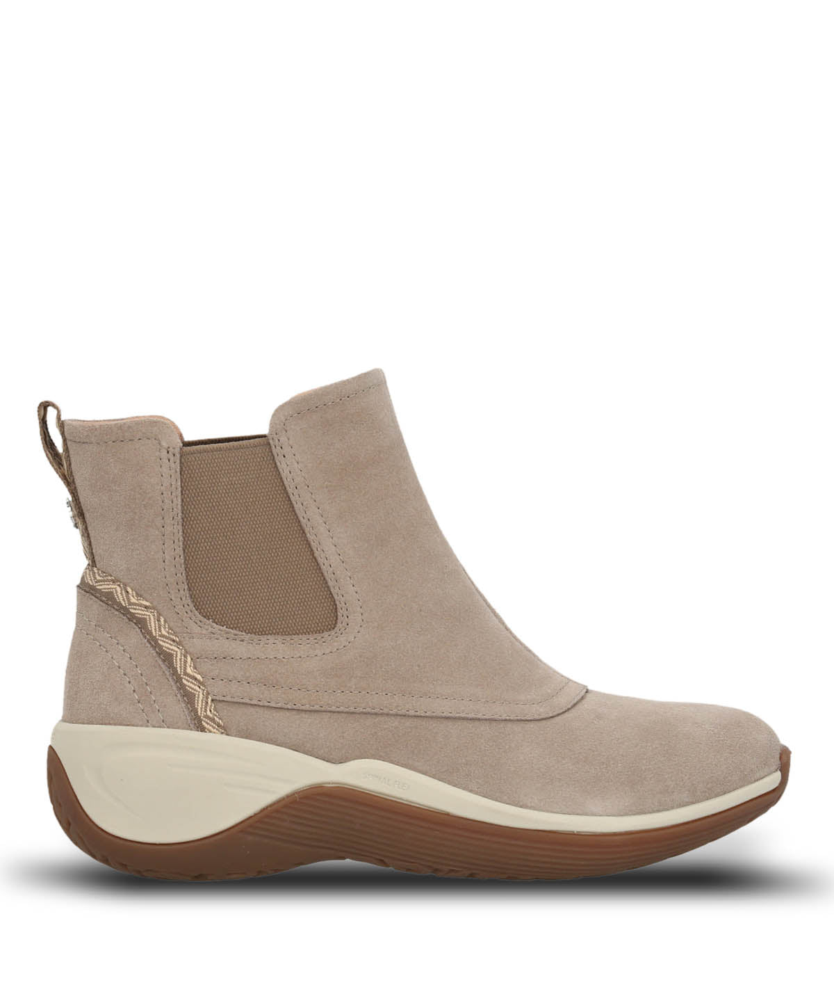 Botin Cuero Mujer Spinal Rug Chelsea Beige | Hush Puppies