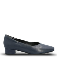 Zapato Cuero Mujer Eleven Azul Oscuro | Hush Puppies