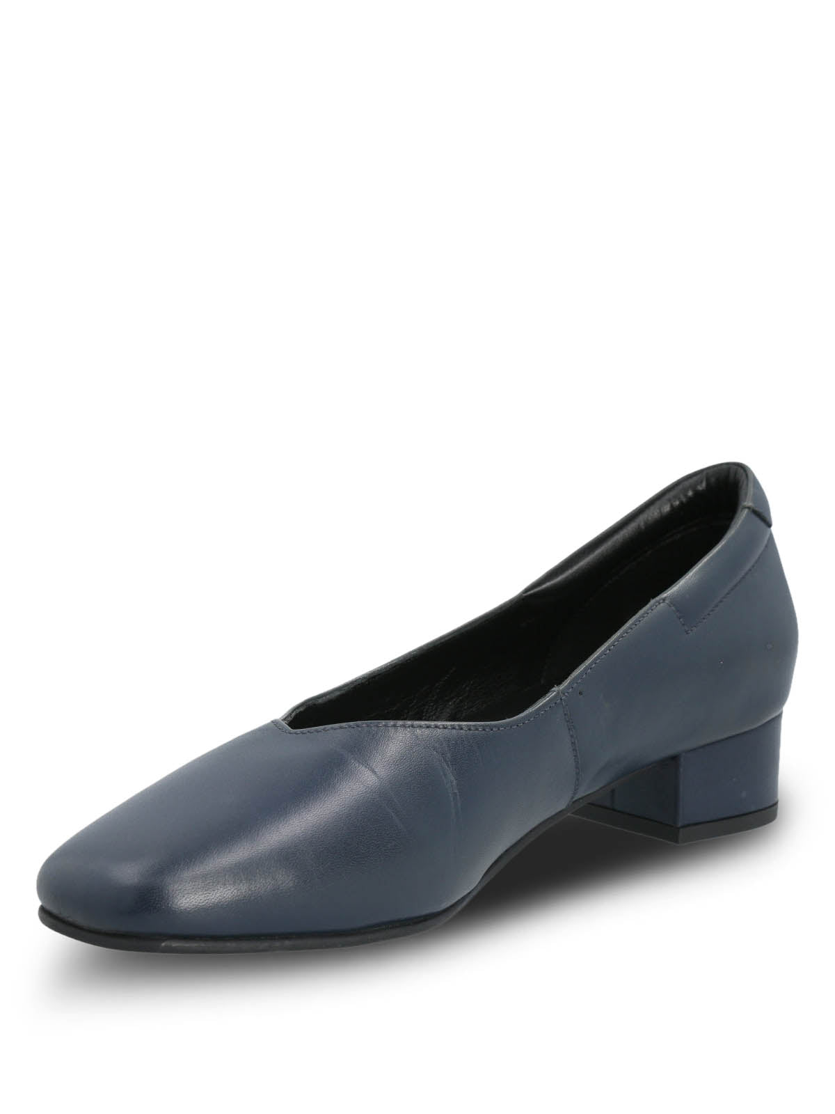 Zapato Cuero Mujer Eleven Azul Oscuro | Hush Puppies