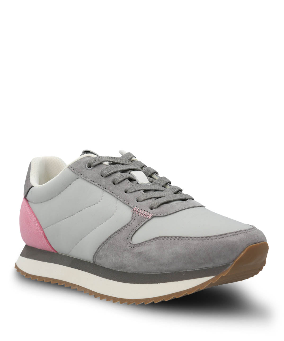 Zapatilla Cuero Mujer Bliss Sun Gris Hush Puppies