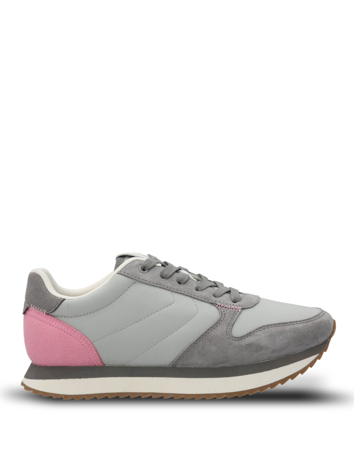 Zapatilla Cuero Mujer Bliss Sun Gris Hush Puppies