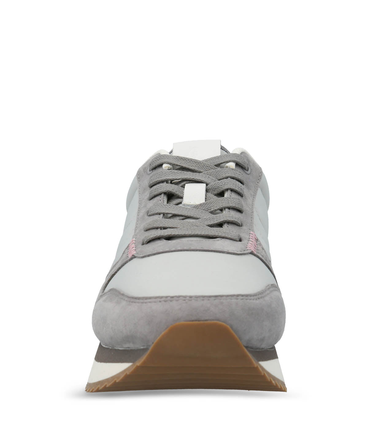 Zapatilla Cuero Mujer Bliss Sun Gris Hush Puppies