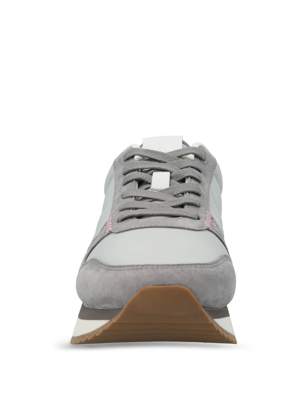 Zapatilla Cuero Mujer Bliss Sun Gris Hush Puppies