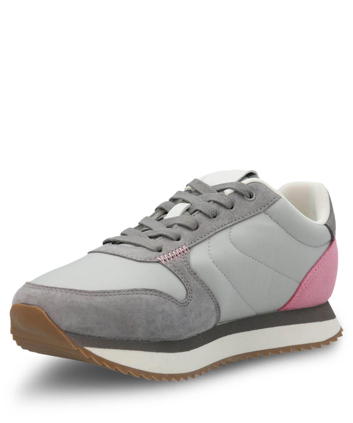 Zapatilla Cuero Mujer Bliss Sun Gris Hush Puppies