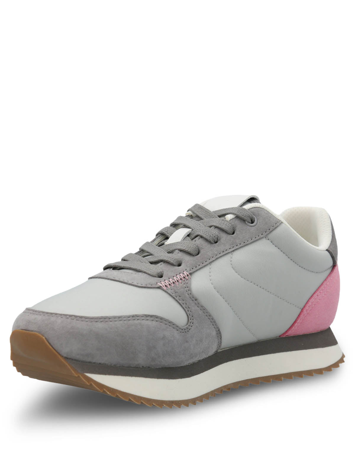 Zapatilla Cuero Mujer Bliss Sun Gris Hush Puppies