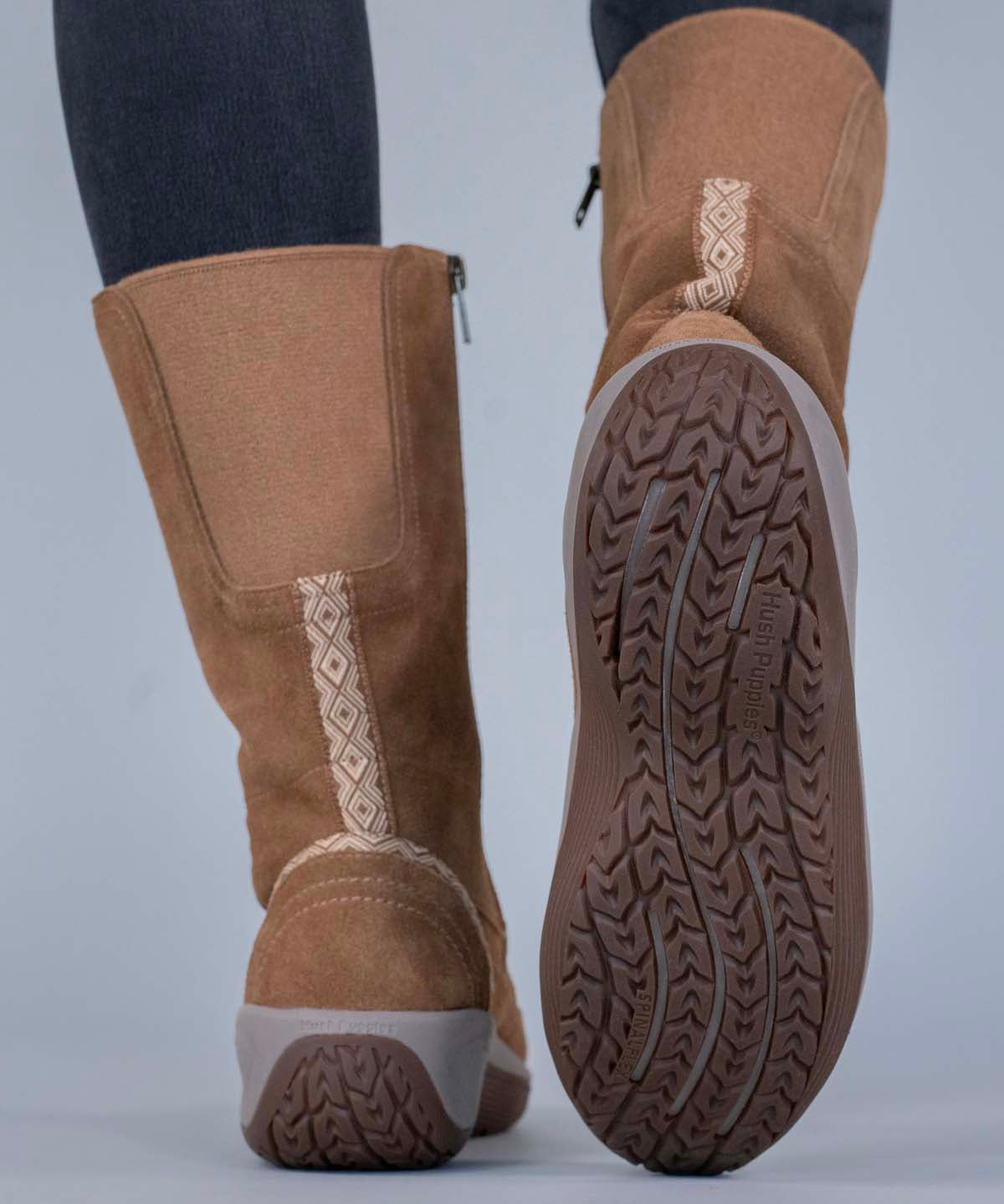 Bota Cuero Mujer Spinal Rug Boot Café Claro