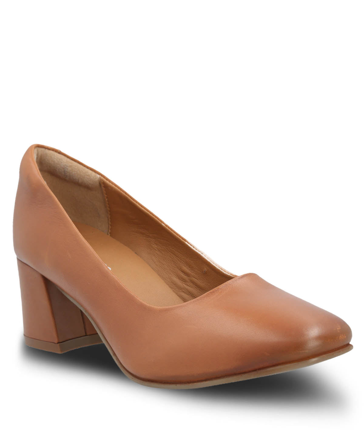 Zapato Cuero Mujer Lecco Café